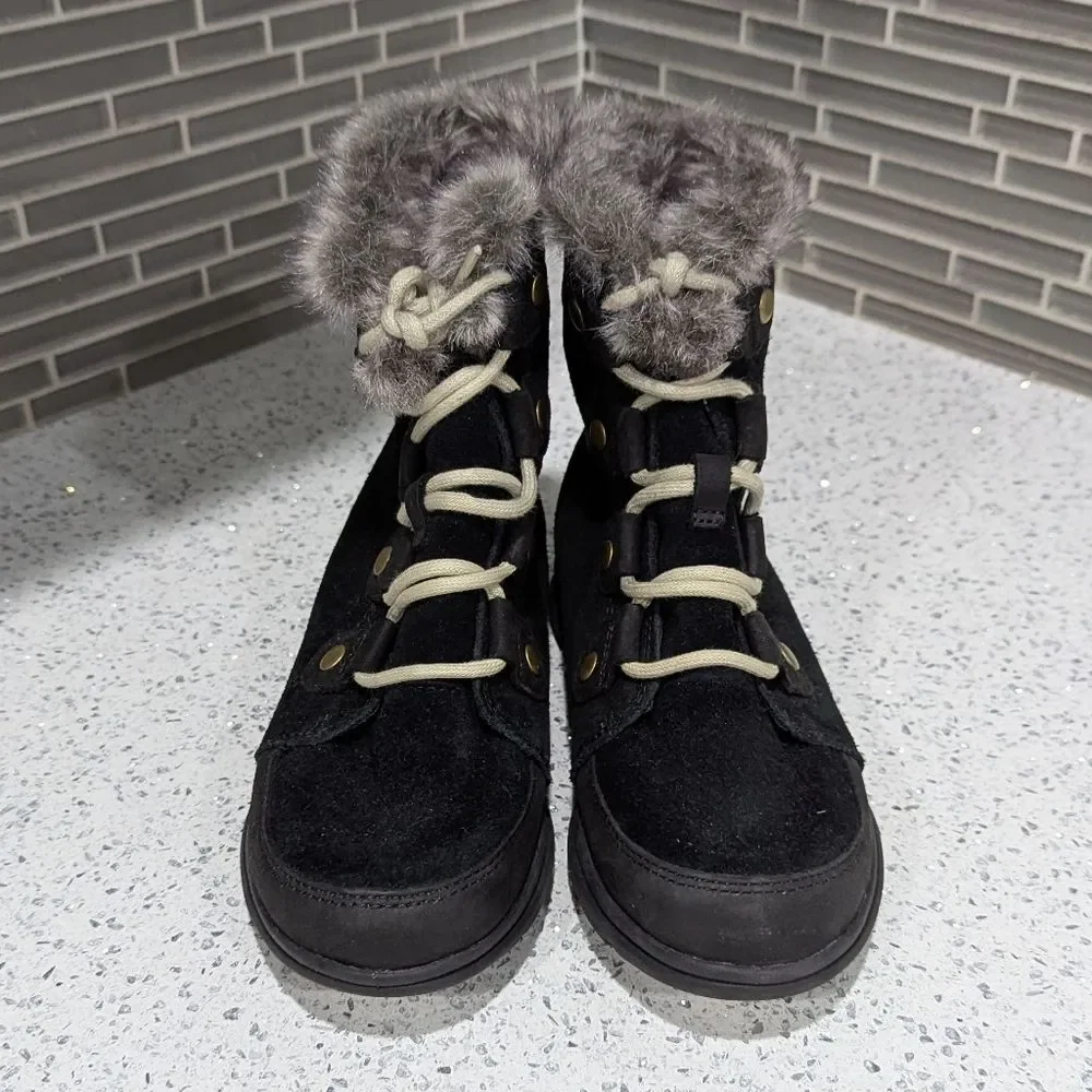 Sorel Explorer Joan Suede Boots Waterproof Snow Winter Cozy Women's Size 5 36